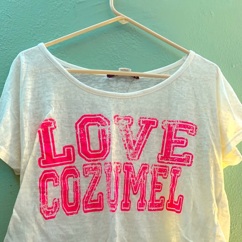 thin cover up tee